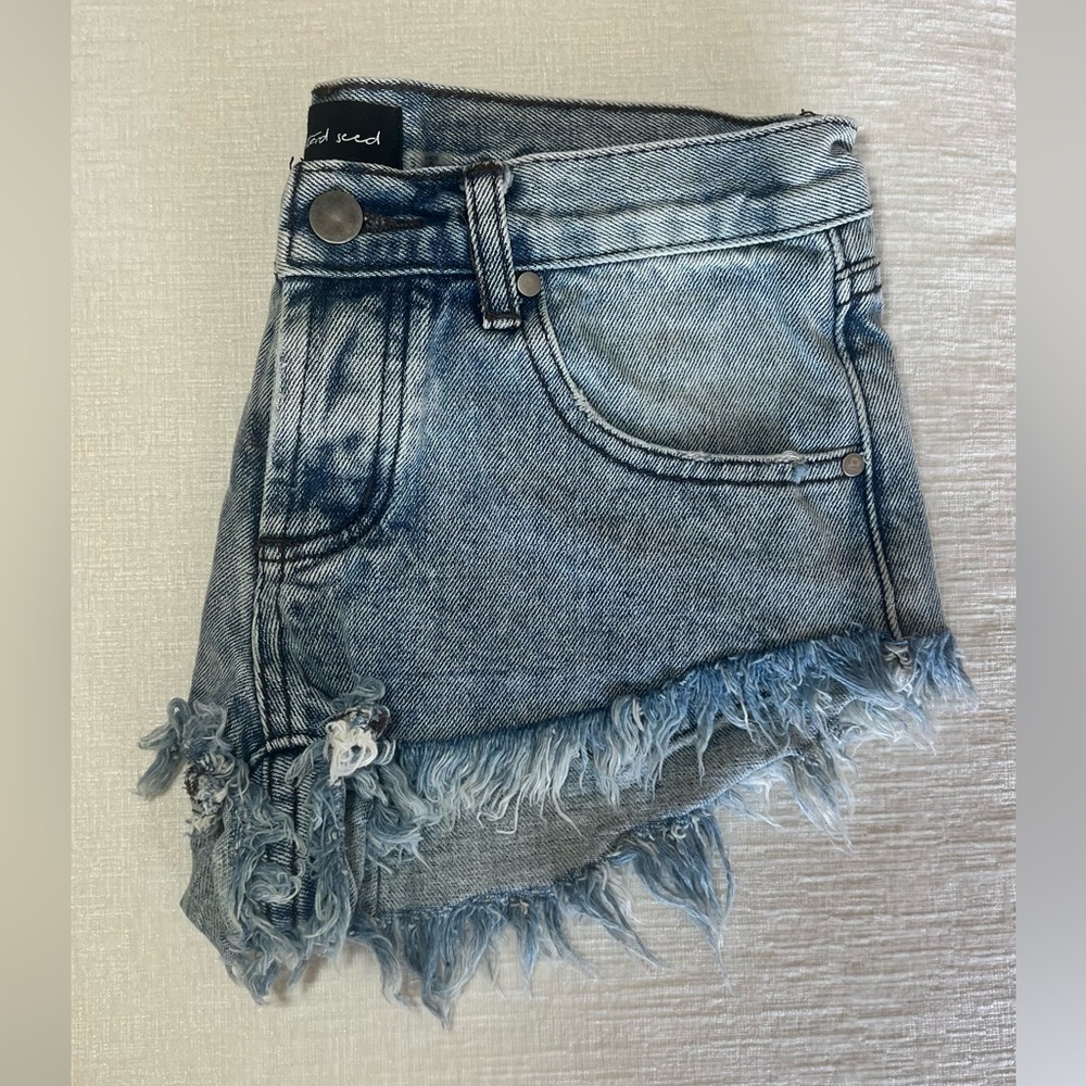 High waisted Jean Shorts
